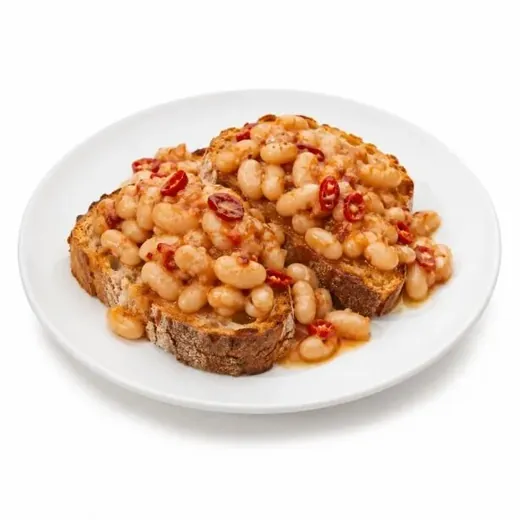 Crostini con Fagioli e Peperoncino
