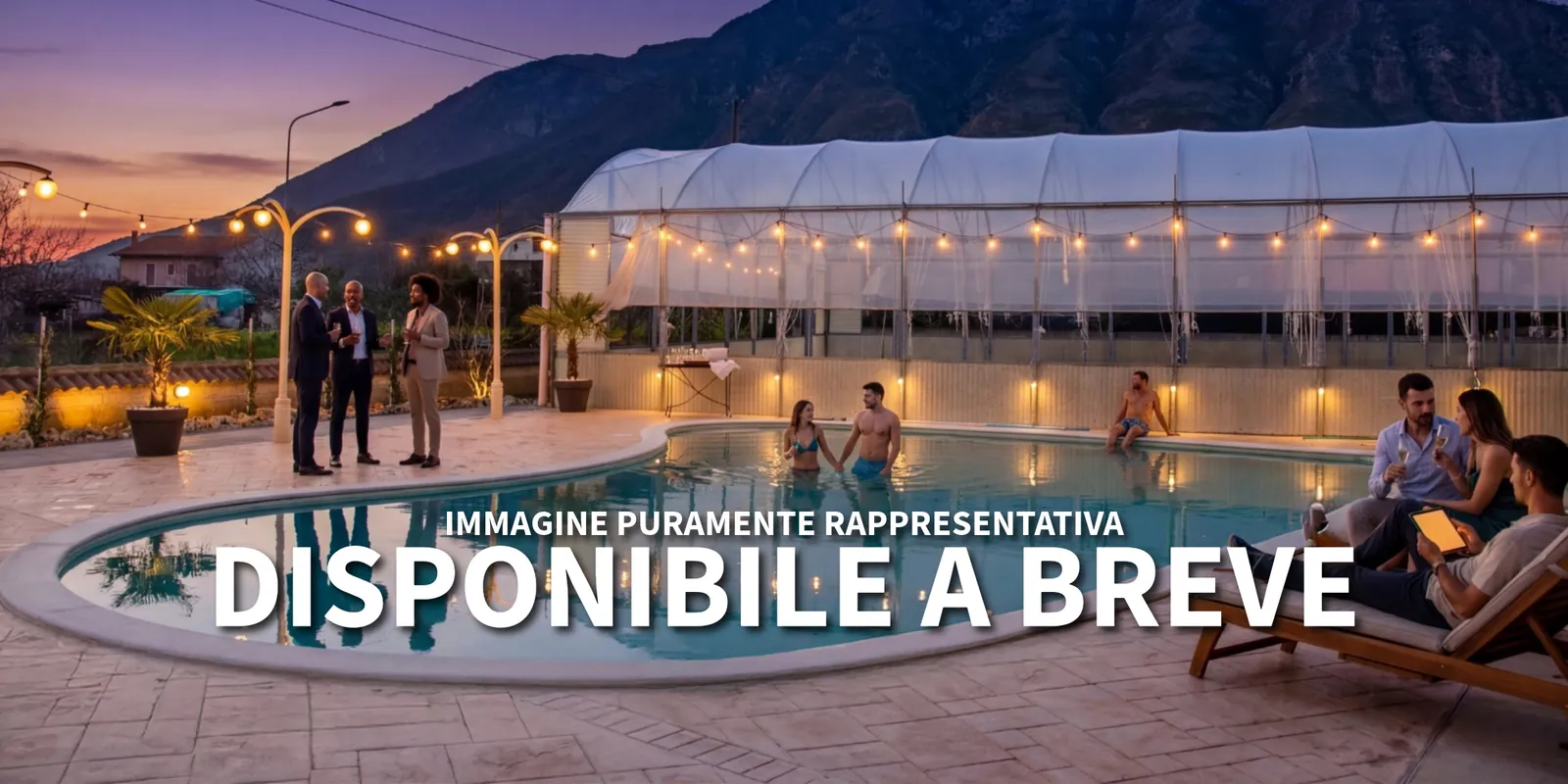Area piscina per eventi